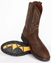 Cody James Men's Mustang Western Pull-On Work Boots - Soft Toe