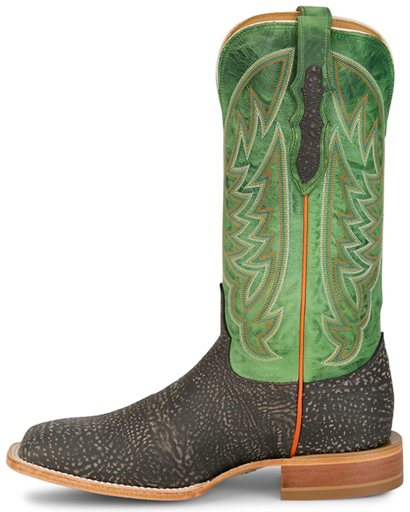 Justin Men's Cowman Western Boots - Broad Square Toe