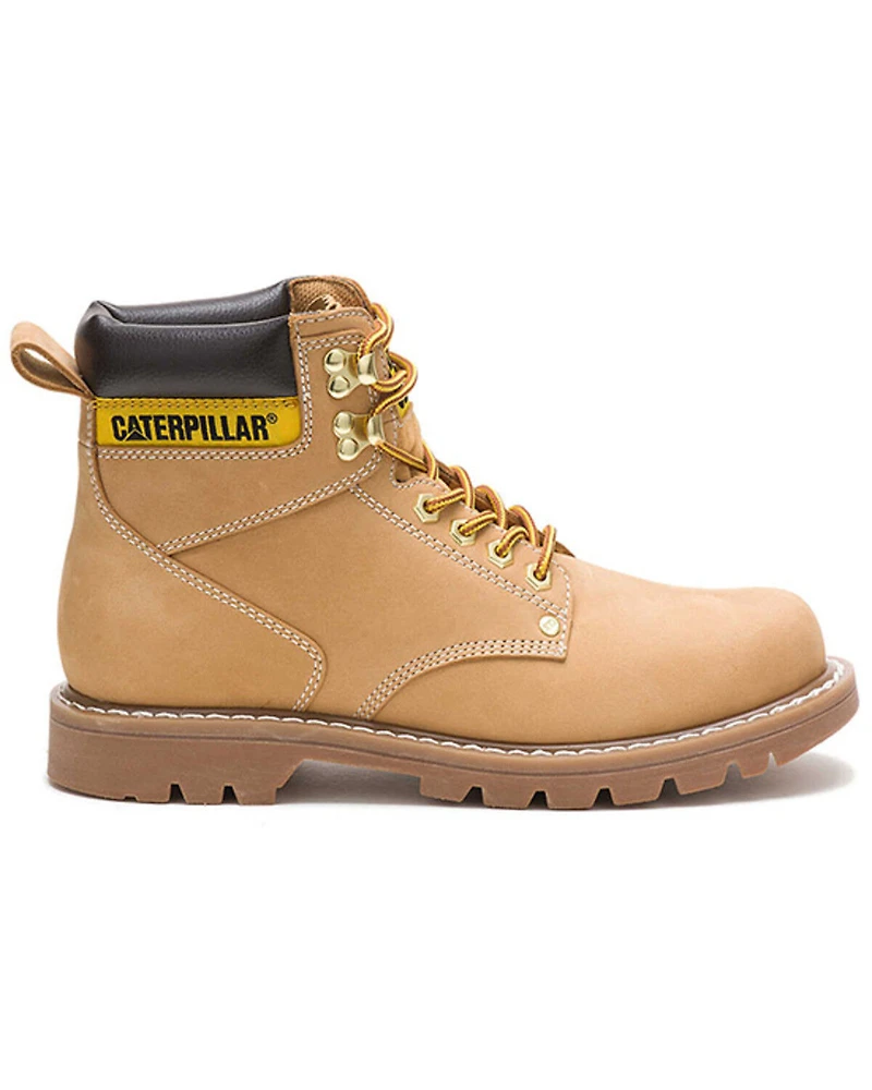 CAT Men's 6" Second Shift Lace-Up Work Boots - Soft Toe
