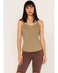 Shyanne Women's Cross Front Jersey Tank Top