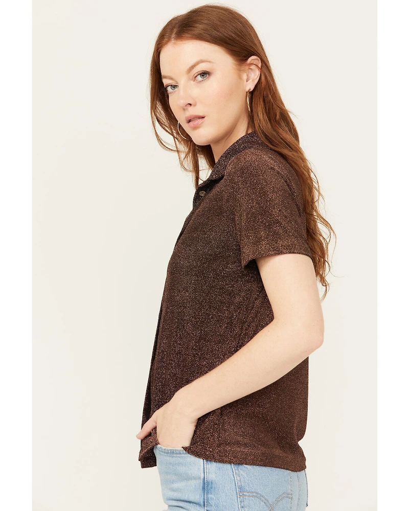 Molly Bracken Women's Short Sleeve Button-Down Shirt
