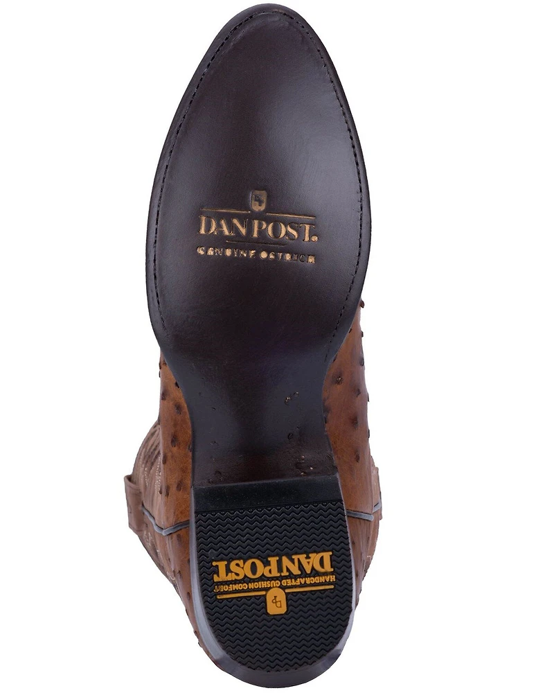 Dan Post Men's Full Quill Ostrich Tempe Western Boots