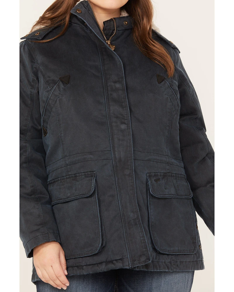Outback Trading Co. Women's Woodbury Sherpa-Lined Hooded Jacket - Plus