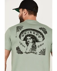 Brixton Men's Vive Libre Short Sleeve Graphic T-Shirt