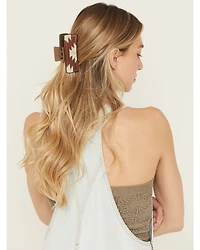 Shyanne Women's Hairon Leather Hair Clip