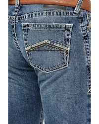 Ariat Men's M7 Peconic Remming Medium Wash Slim Straight Stretch Jeans