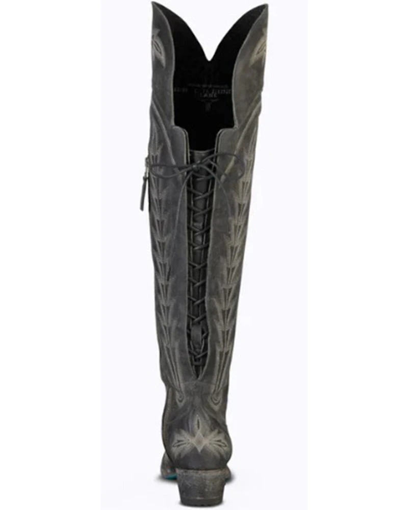 Lane Women's Lexington Leather Tall Western Boots - Snip Toe