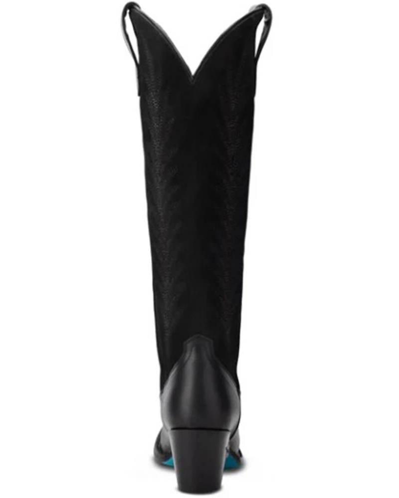Lane Women's Jentry Suede Knee High Western Boots - Round Toe