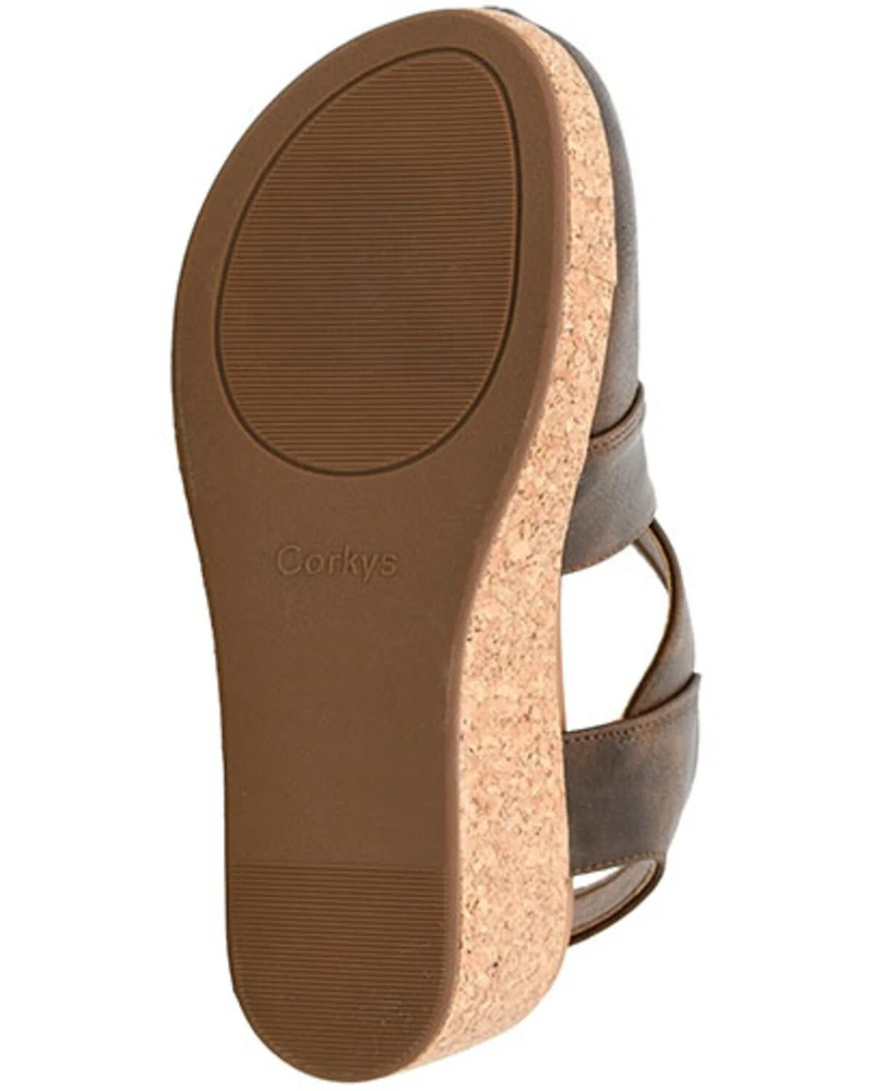 Corkys Women's Case Closed Wedge Shoes