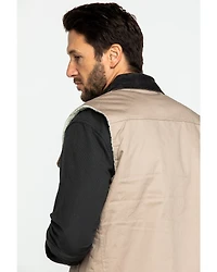 Cody James Men's Tan Ranchero Timberwolf Canvas Vest