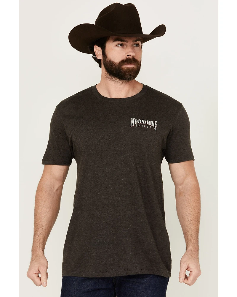 Moonshine Spirit Men's Southern Rock Short Sleeve Graphic T-Shirt