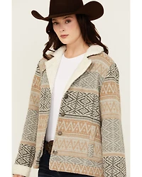 Outback Trading Co Women's Gemma Southwestern Sherpa Lined Jacket