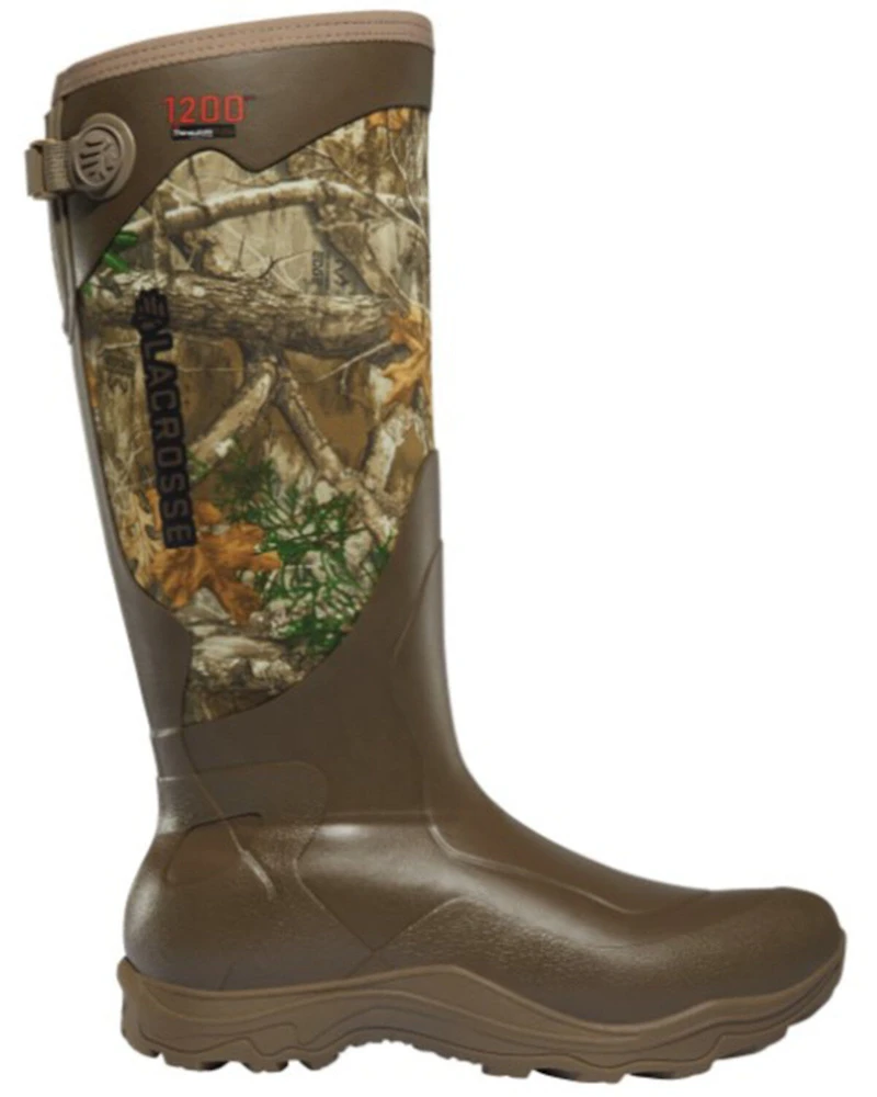 LaCrosse Men's 17" Alpha Agility RealTree Edge 1200G Hunting Boots - Round Toe