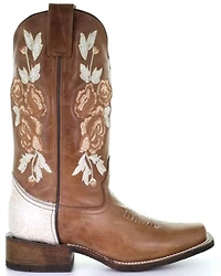 Corral Women's Honey Floral Western Boots - Square Toe