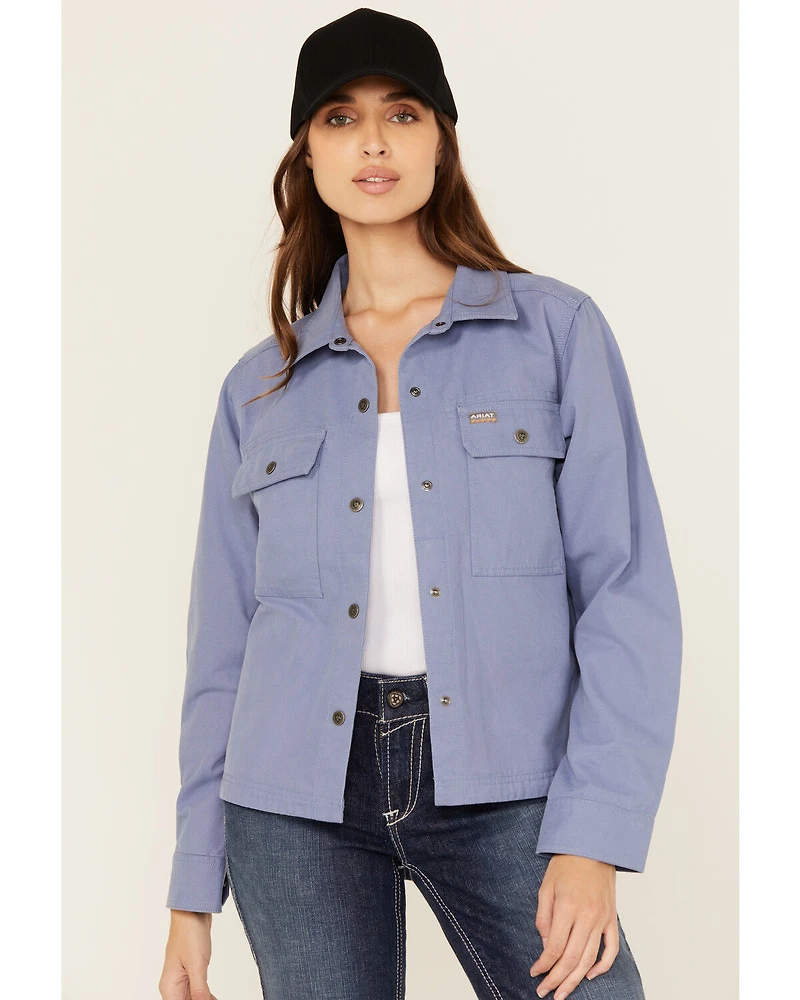 Ariat Women's Rebar Cropped Woven Work Shirt