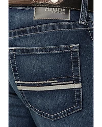 Ariat Men's M4 Colman Ferrin Dark Wash Relaxed Bootcut Durable Stretch Jeans