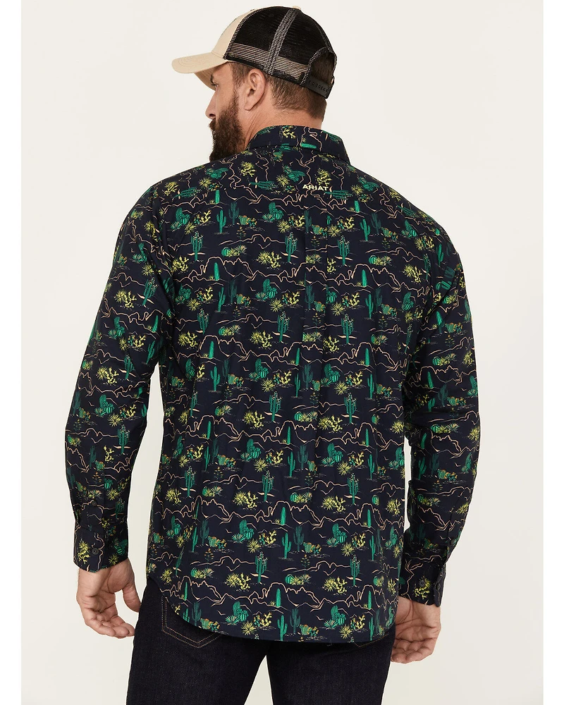 Ariat Men's Beckett All-Over Desert Print Button-Down Western Shirt