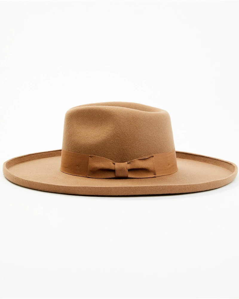 Shyanne Women's Pencil Roll Felt Western Fashion Hat