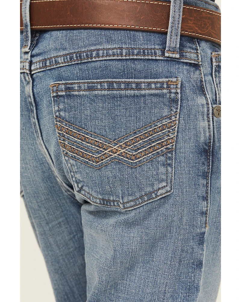 Wrangler Boys' Medium Wash Bootcut Denim Jeans