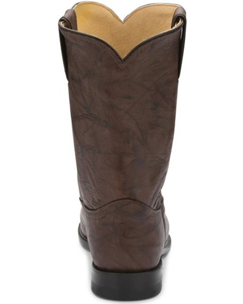 Justin Men's Classics Deerlite Roper Western Boots - Medium Toe