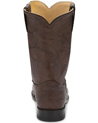 Justin Men's Classics Deerlite Roper Western Boots - Medium Toe