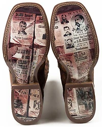 Tin Haul Men's Dead Or Alive Western Boots - Broad Square Toe