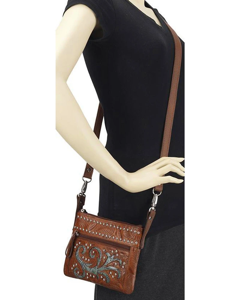 American West Women's Trail Rider Crossbody Bag