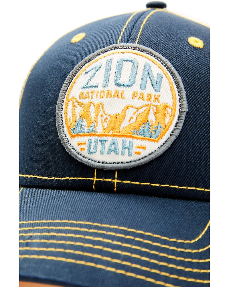 H3 Sportgear Men's Zion National Park Patch Ball Cap