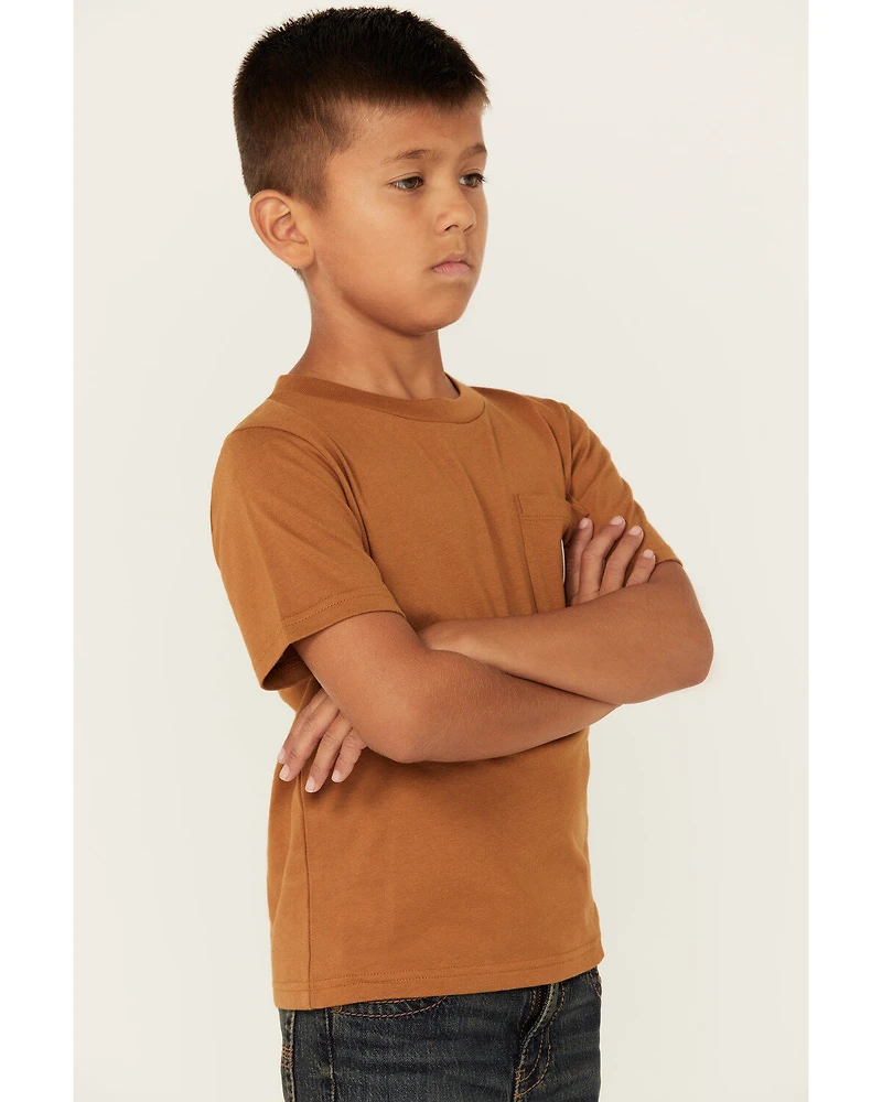 Carhartt Little Boys' Logo Short Sleeve Pocket T-Shirt