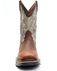 Cody James Men's Camo Decimator Western Work Boots - Soft Toe