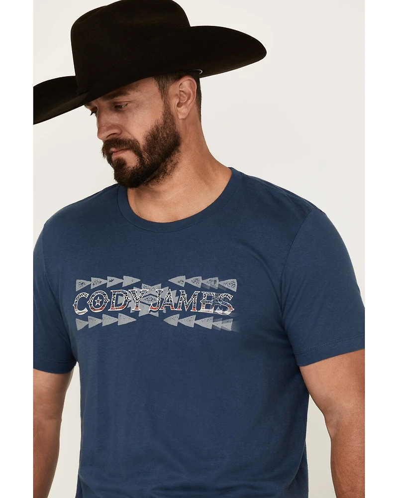 Cody James Men's American Native Logo Short Sleeve T-Shirt