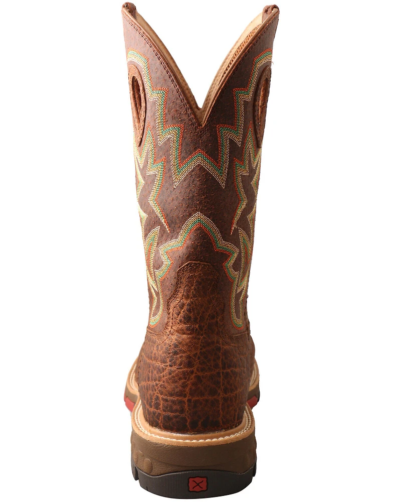 Twisted X Men's Tan Western Work Boots - Composite Toe