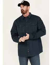 Hawx Men's FR Plaid Print Long Sleeve Button-Down Work Shirt