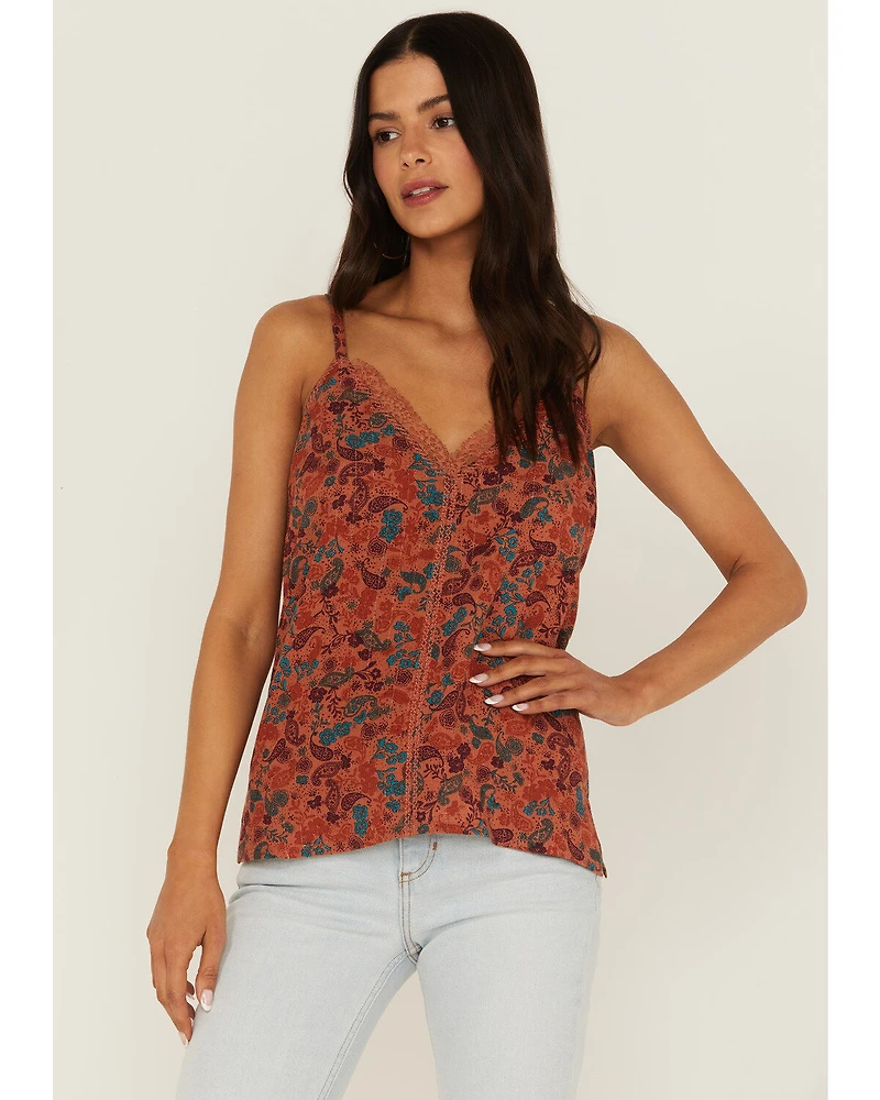 Idyllwind Women's Lurex Little Lace Tank Top