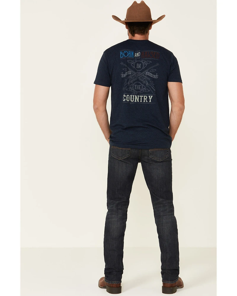 Cody James Men's Barn Sour Wash Jackson Slim Straight Stretch Denim Jeans