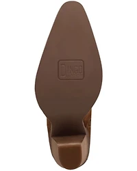 Dingo Women's Primadonna Suede Tall Western Boots - Round Toe