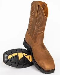 Cody James® Men's Broad Square Composite Toe Western Work Boots