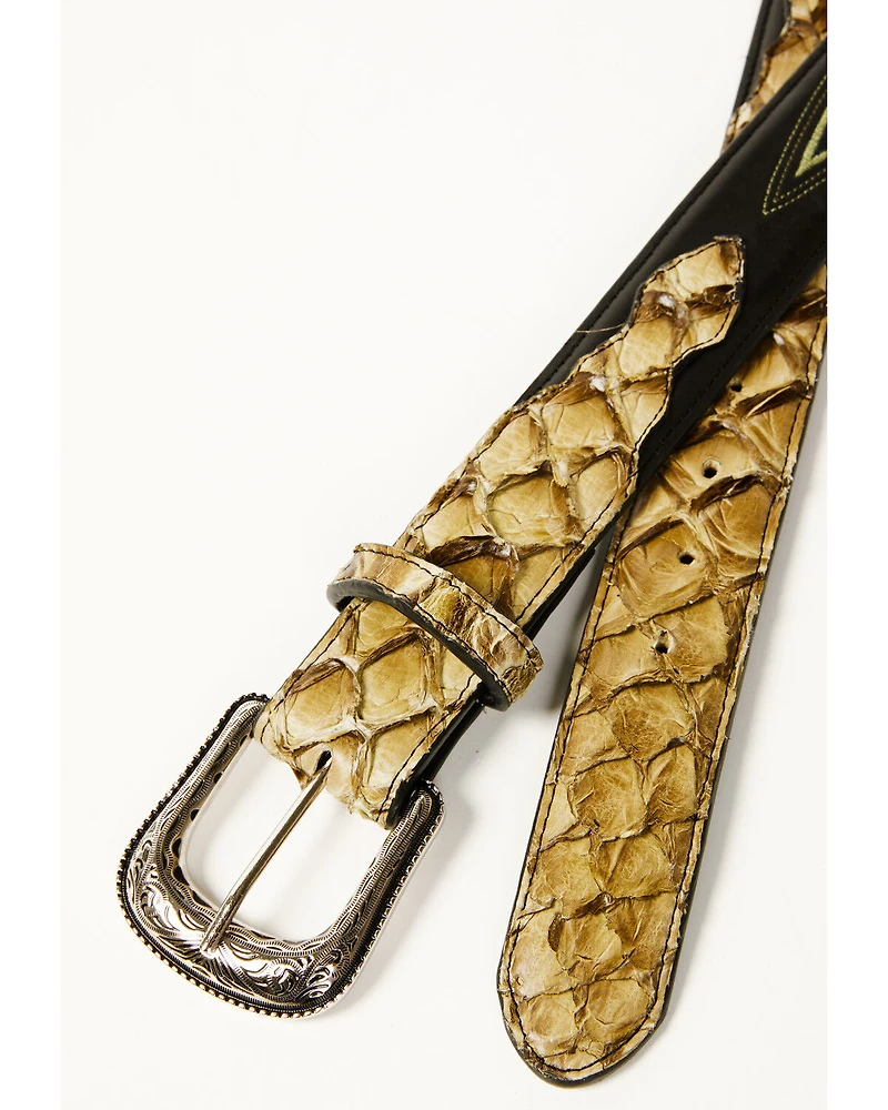 Cody James Men's Exotic Pirarucu Billet Belt