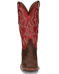 Justin Men's Mingus Walnut Western Boots - Broad Square Toe
