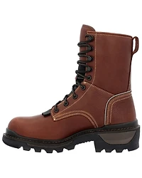 Rocky Men's Rams Horn Waterproof Lace-Up Logger Work Boots - Composite Toe