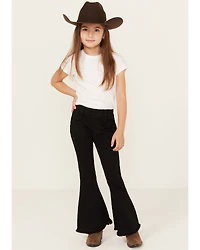 Shyanne Little Girls' Pull-On Super Stretch Denim Flare Jeans