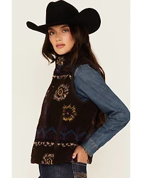 Shyanne Women's Printed Sherpa Vest