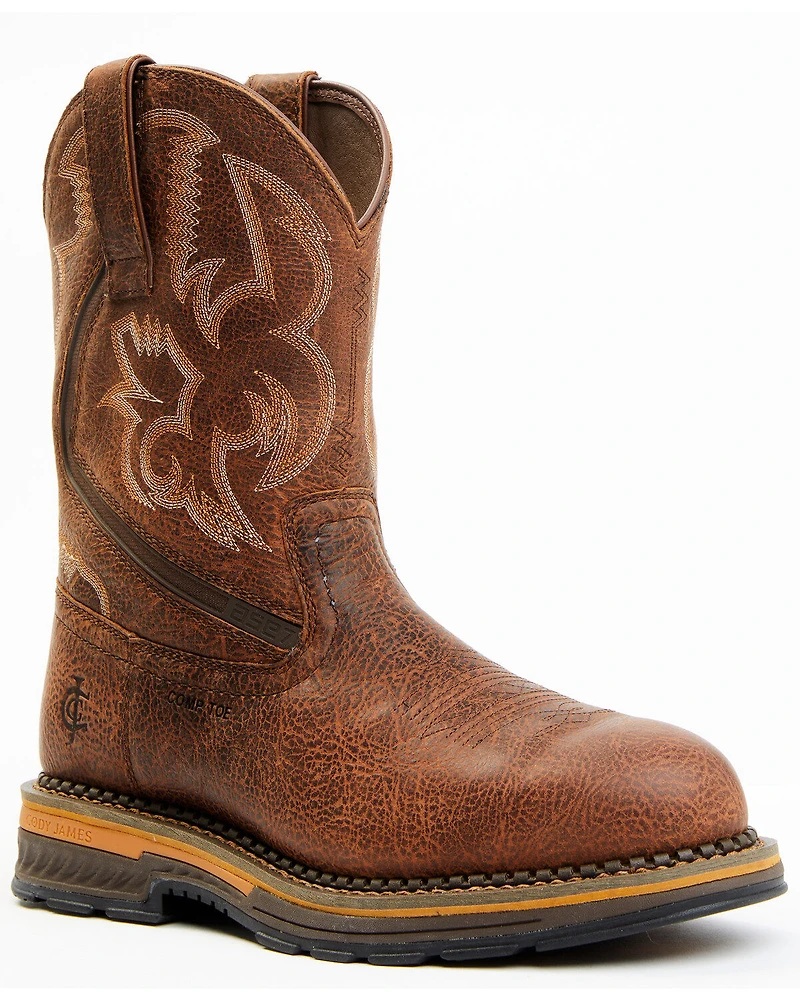 Cody James Men's Disrupter AAA Tyche Crunch Time Waterproof Work Boots - Composite Toe