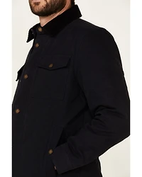 Pendleton Men's Solid Quilted Canvas Snap-Front Shirt Jacket