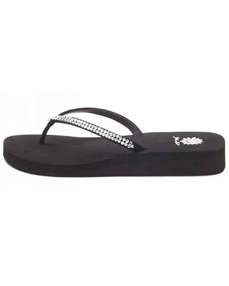 Yellow Box Women's Jello Rhinestone Sandals