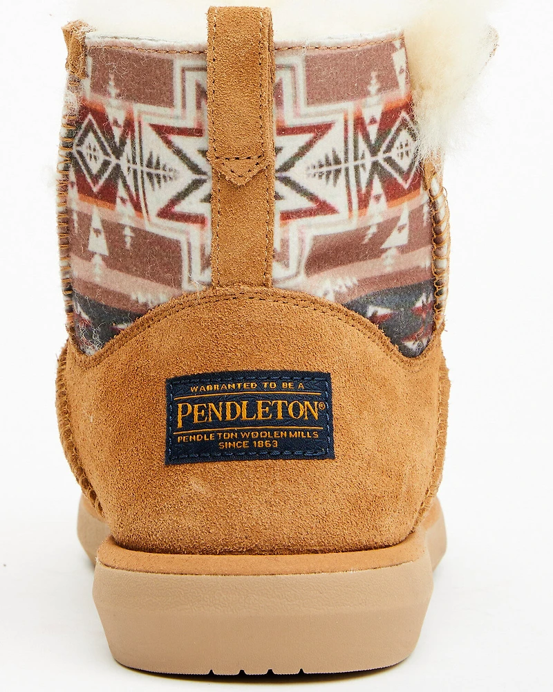 Pendleton Women's Shorty Pull-On Boots - Moc Toe