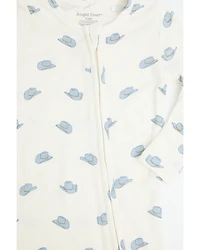 Angel Dear Infant Boys' Cowboy Hat Zippered Onesie