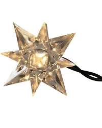 Kurt Adler 9' UL 10L Clear Diamond Star Light Set