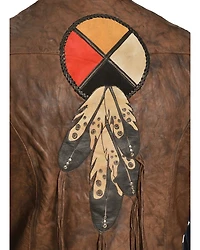 Kobler Circle of Life Leather Vest