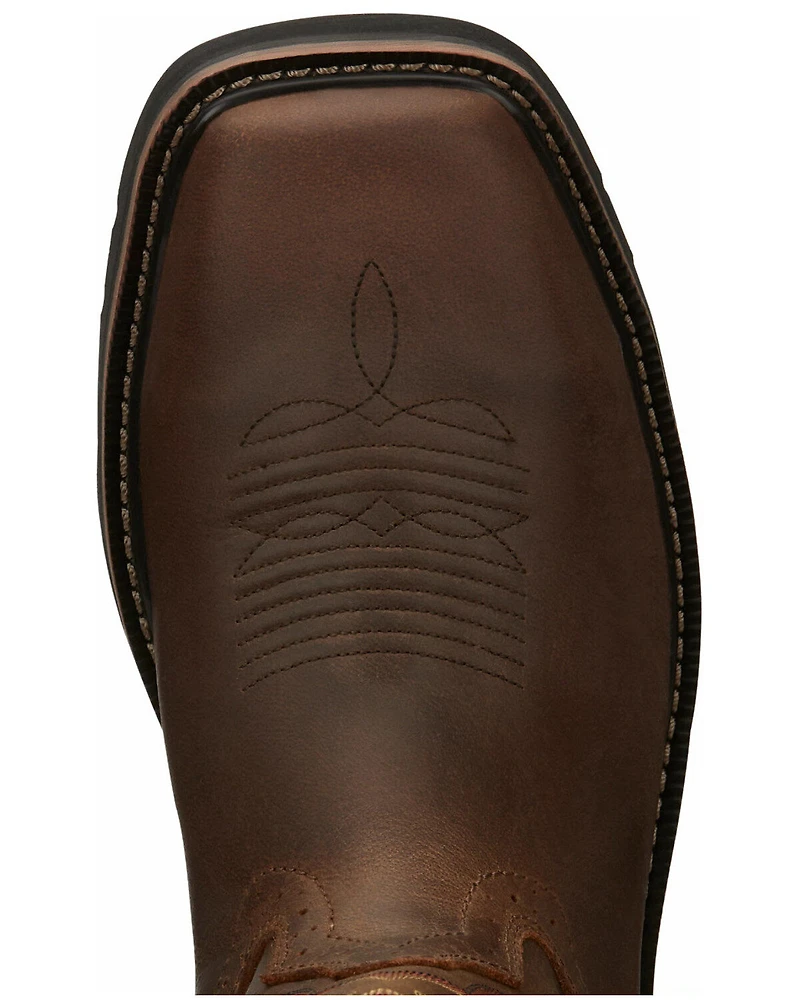 Justin Men's Driller Western Work Boots - Steel Toe